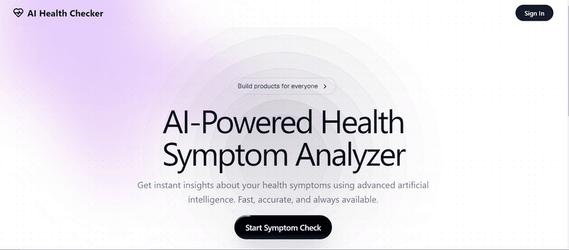 Health Symptom Analyzer
